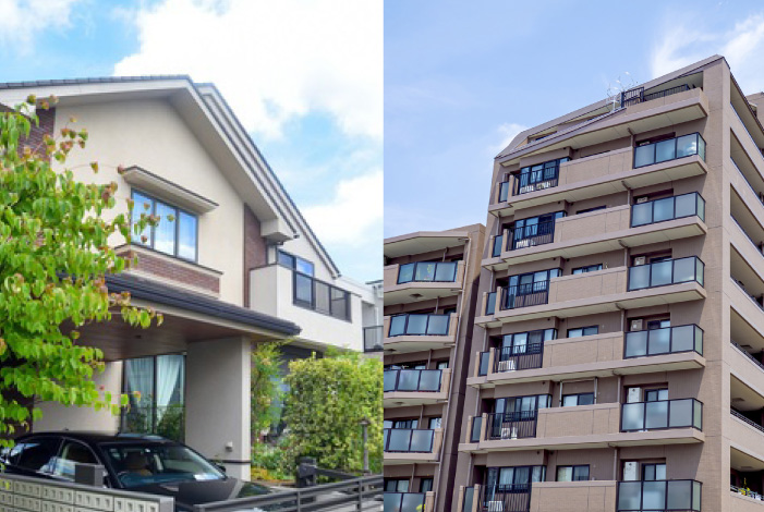 住宅とマンション
